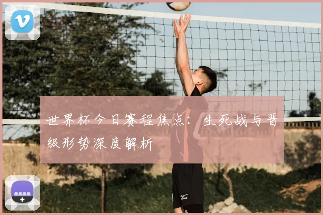 世界杯今日赛程焦点：生死战与晋级形势深度解析